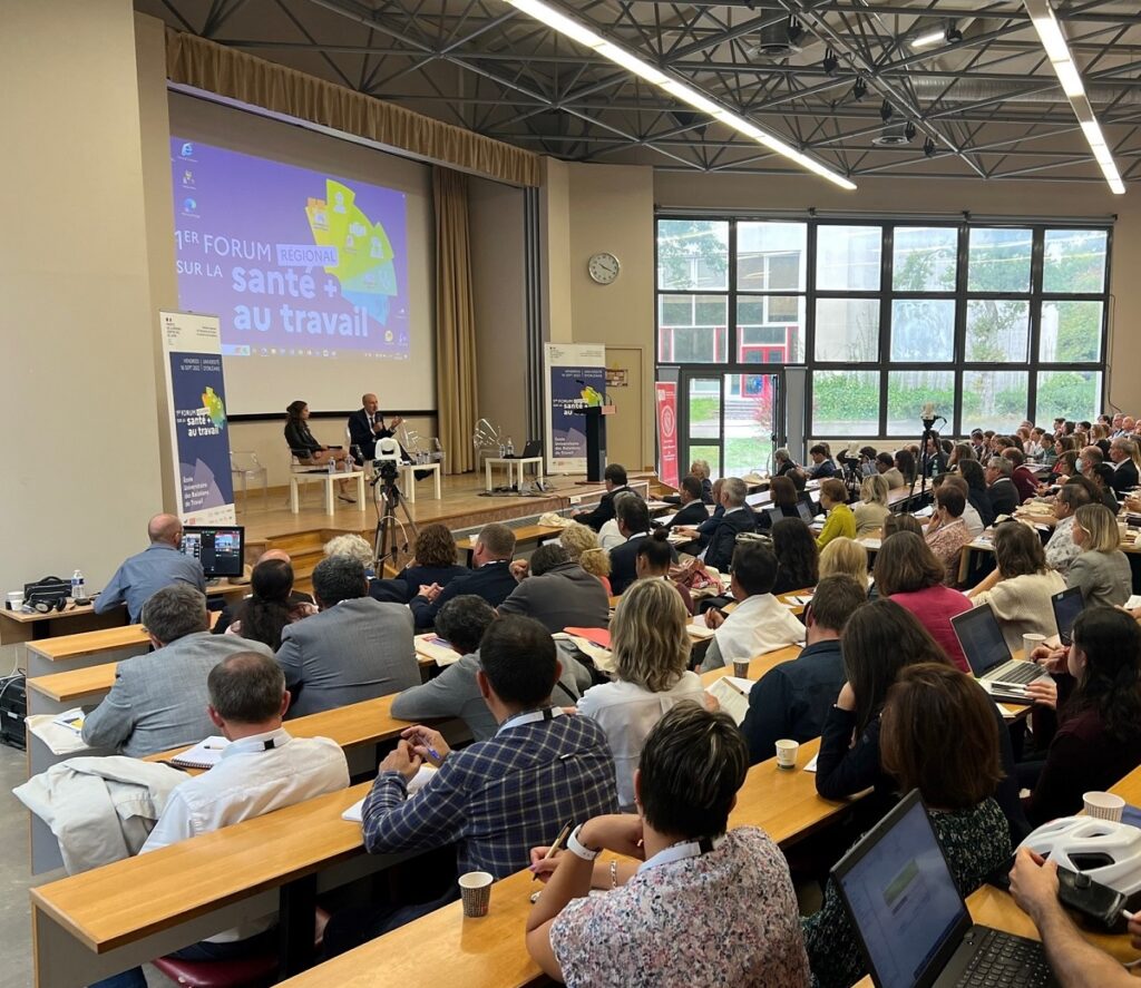 Photo du Forum santé travail septembre 2022