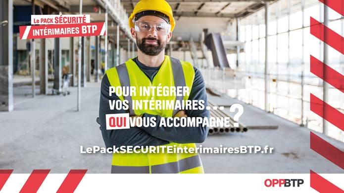 Image de la campagne OPPBTP Pack Intérim