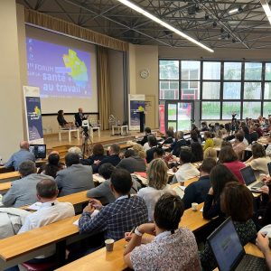 Photo du Forum santé travail septembre 2022